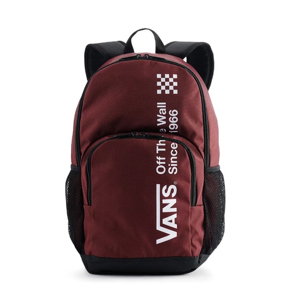Vans Handbags - Vans Backpack Alumni 3 Burgundy classic NWT